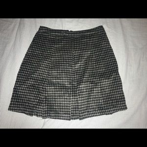 Plaid Wool miniskirt